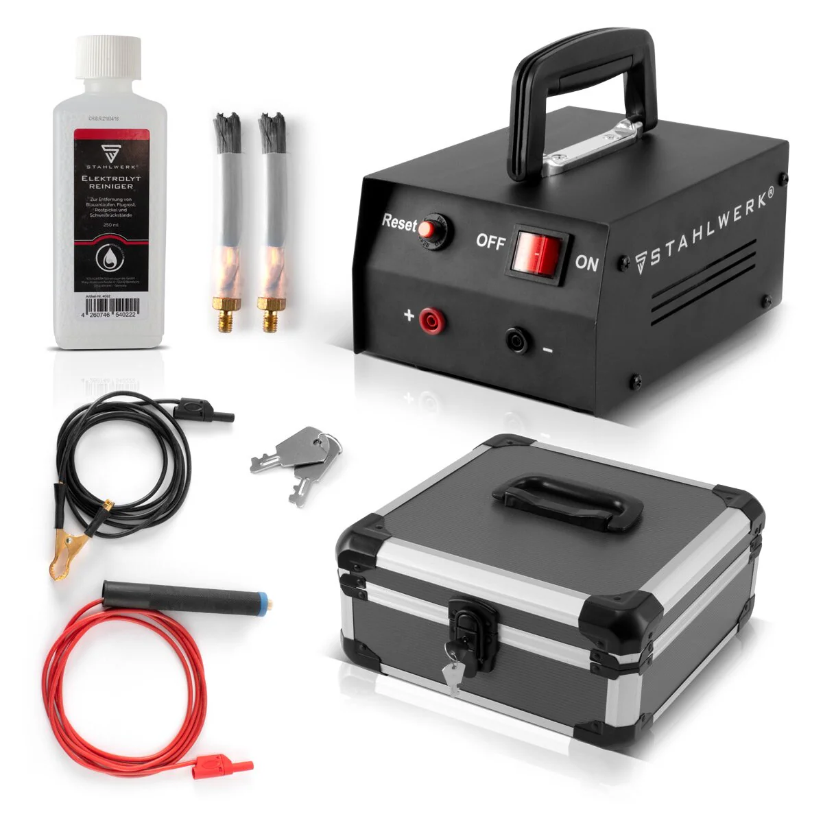 STAHLWERK SRG-300 Pro Schweißnaht-Reinigungsgerät, Passiviergerät und Beizgerät zur elektrolytischen Reinigung und Veredelung von Schweißnähten - Image 3
