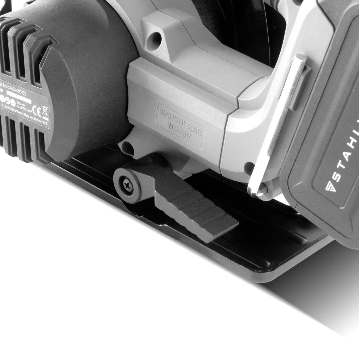 STAHLWERK AKS-20 ST Akku Handkreissäge Brushless-Technologie mit 900 Watt und 4.500 U/min zum Schneiden von Holz, PVC, MDF, Sperrholz und anderen Materialien - Image 10
