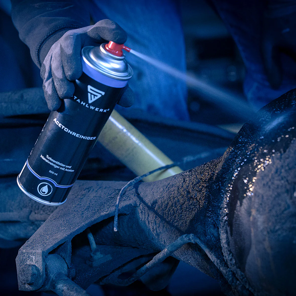 STAHLWERK Aceton Reiniger und Turbo-Entfetter zum Reinigen und Entfetten von Bremsen und mechanischen Teilen, geeignet für Industrie, Werkstatt und DIY - Image 4