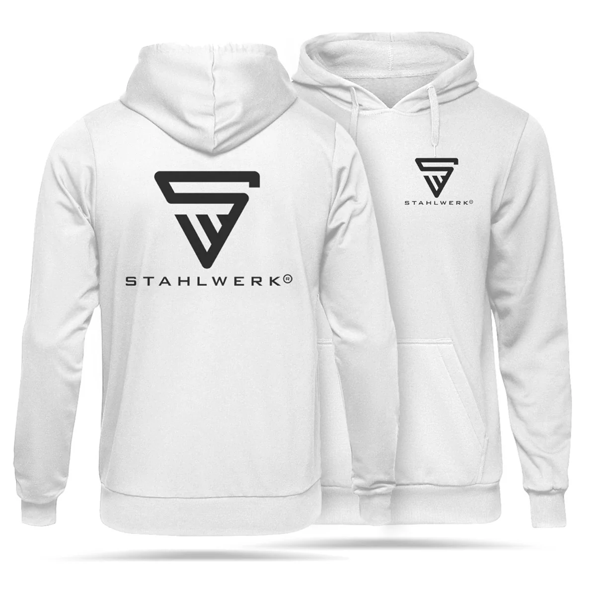 STAHLWERK Hoodie / Kapuzenpulli Weiß Größe XXL - Image 3