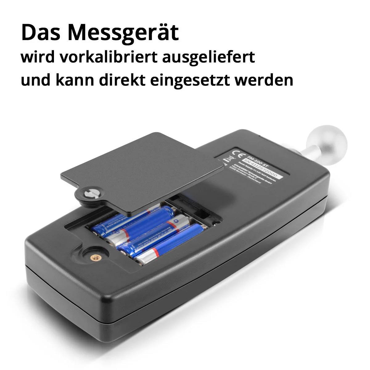 STAHLWERK FM-100 ST Profi Feuchtigkeitsmessgerät mit 40 mm Messtiefe und Kugelkopf, präziser Feuchtigkeitsmesser / Feuchtemesser für Wände, Holz, Putz, Gips und Zement - Image 10