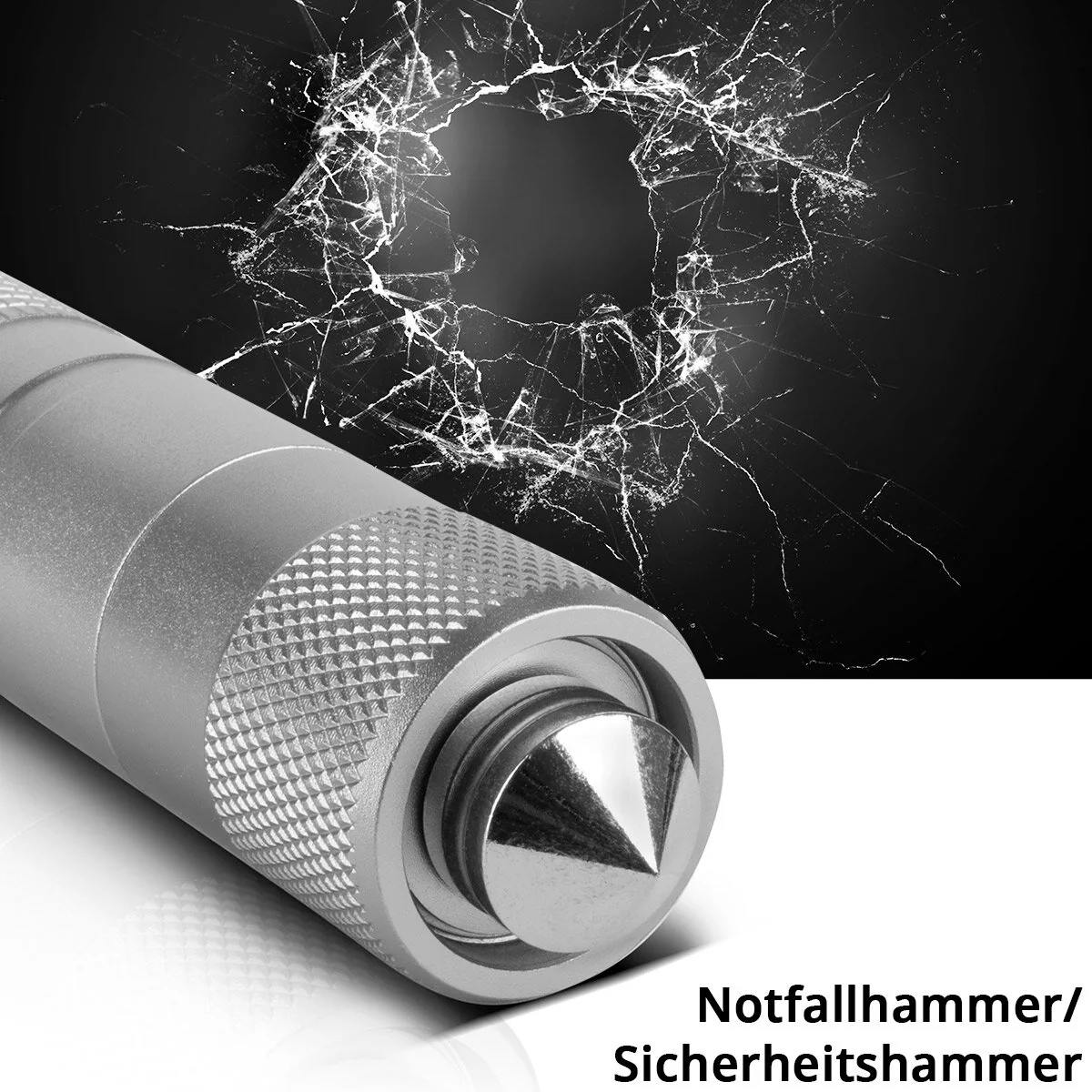STAHLWERK Multitool / Multifunktionswerkzeug / Outdoor Survival Kit mit Klappspaten, Multifunktions-Messer, Säge, Notfallhammer und Signalpfeife mit Feuerstahl - Image 7