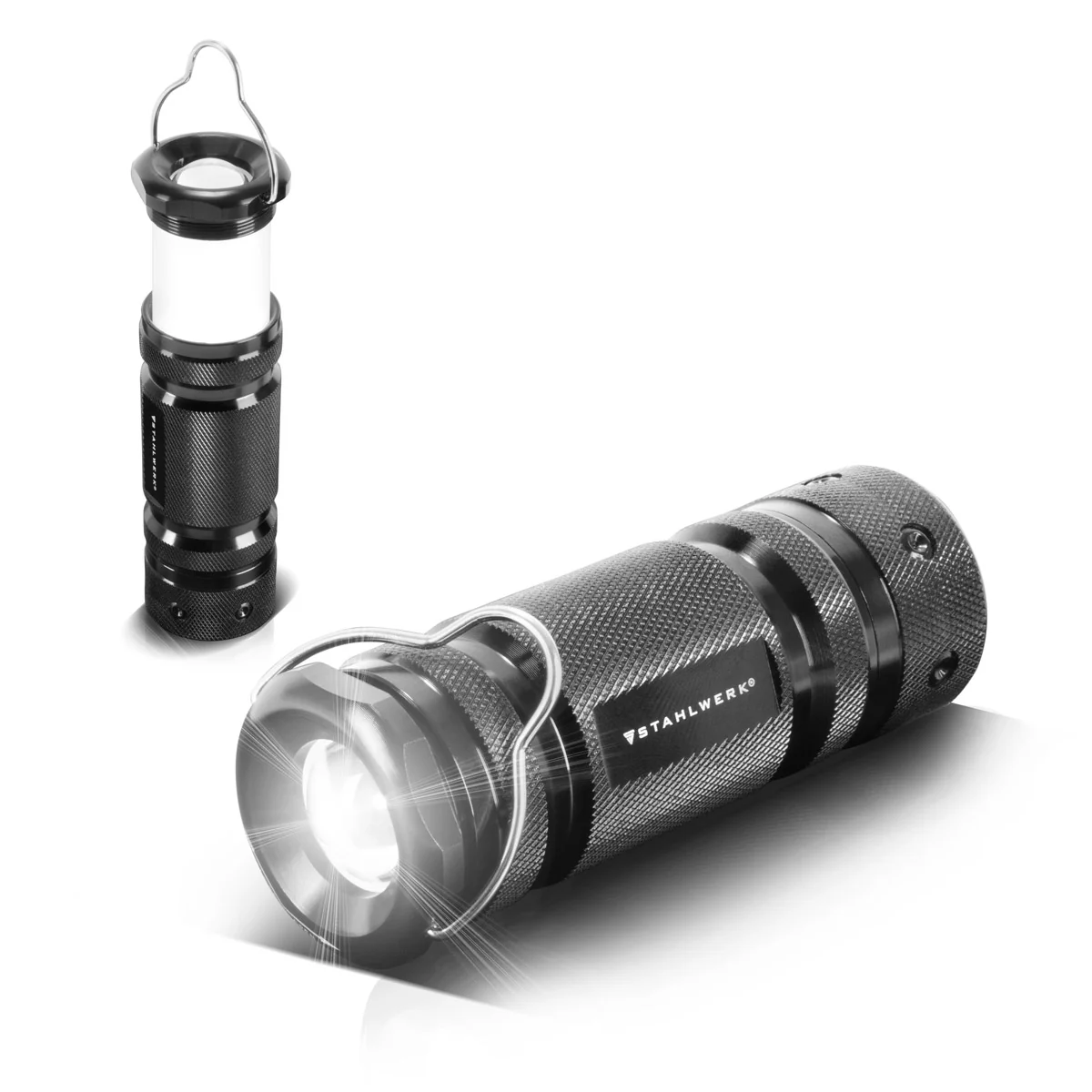 STAHLWERK LED Taschenlampe mit 6 Modi, ausziehbare 360° Teleskop-Stableuchte / LED Leuchte / LED Licht / LED Lampe / LED Laterne mit hochwertigem Aluminium-Gehäuse - Image 6