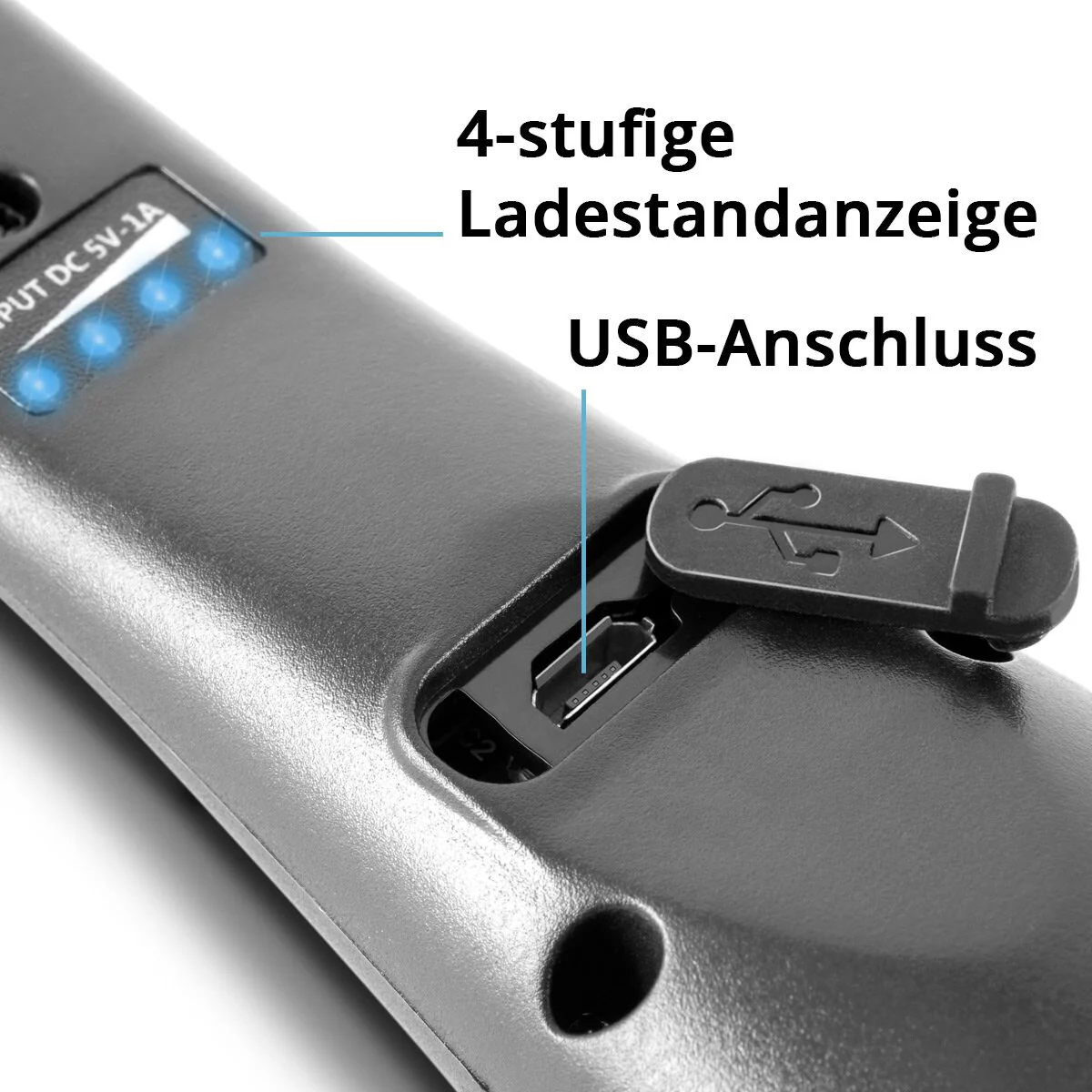 STAHLWERK LED Arbeitsleuchte AL-300 ST Leistungsstarke Stableuchte / Stablampe / Taschenlampe mit integriertem Akku, USB-Anschluss und schwenkbarem Magnetfuß, stufenlos regulierbar - Image 8