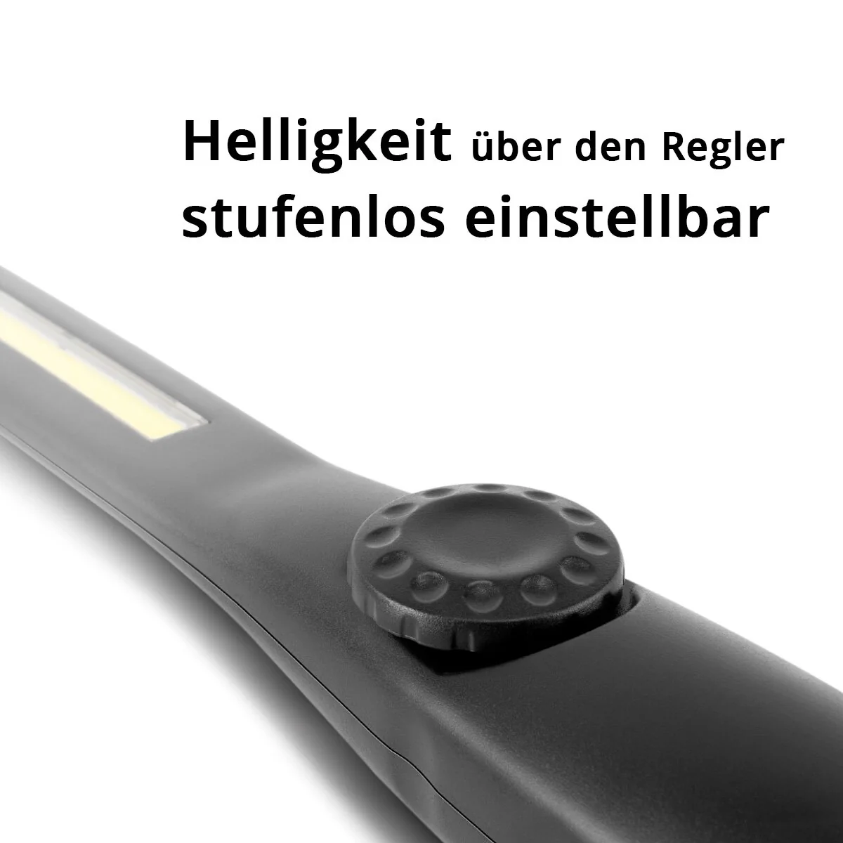 STAHLWERK LED Arbeitsleuchte AL-300 ST Leistungsstarke Stableuchte / Stablampe / Taschenlampe mit integriertem Akku, USB-Anschluss und schwenkbarem Magnetfuß, stufenlos regulierbar - Image 9
