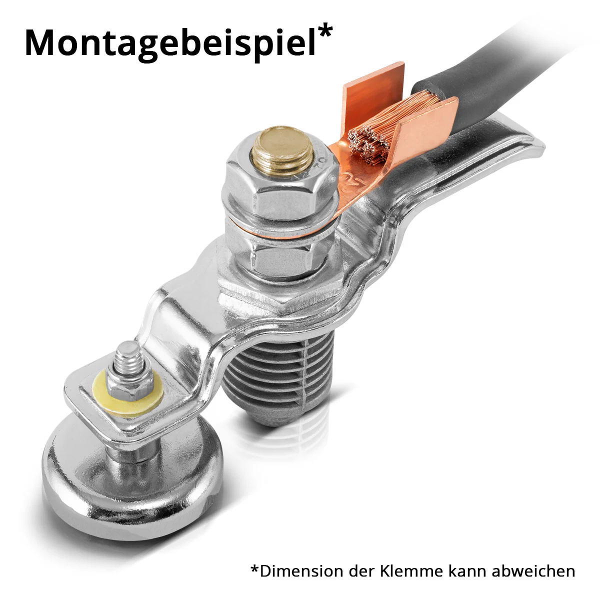 STAHLWERK Magnetische Erdungsklemme EC-600 ST / Masseklemme / Massemagnet für Schweißgeräte und Plasmaschneider bis 600 A - Image 5