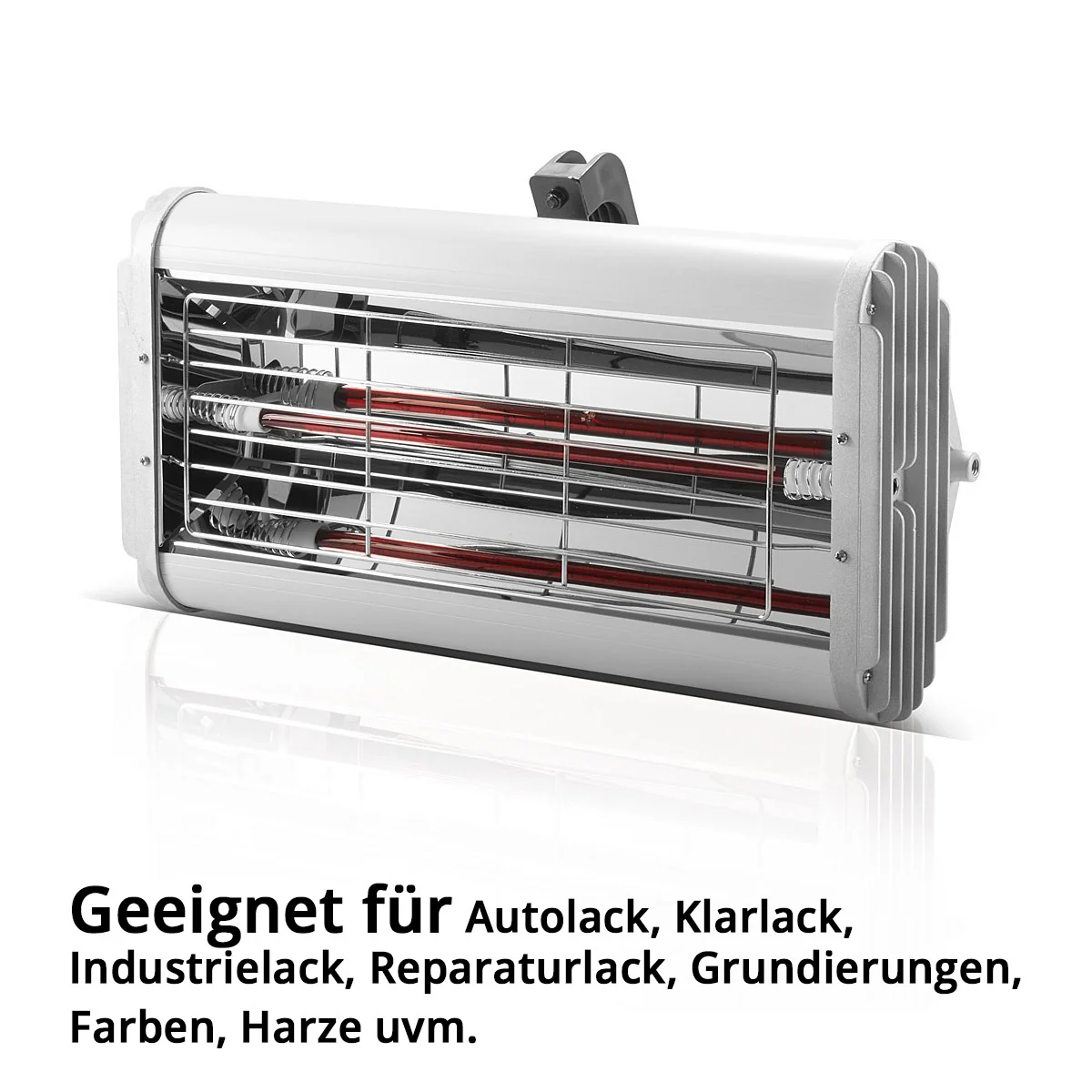 STAHLWERK Infrarot Lacktrockner MIL-1200 ST mit 1.200 Watt, leistungsstarker Infrarottrockner / IR Strahler / IR Trockner zum professionellen Trocknen von Autolack, Reparaturlack, Grundierungen uvm. - Image 2