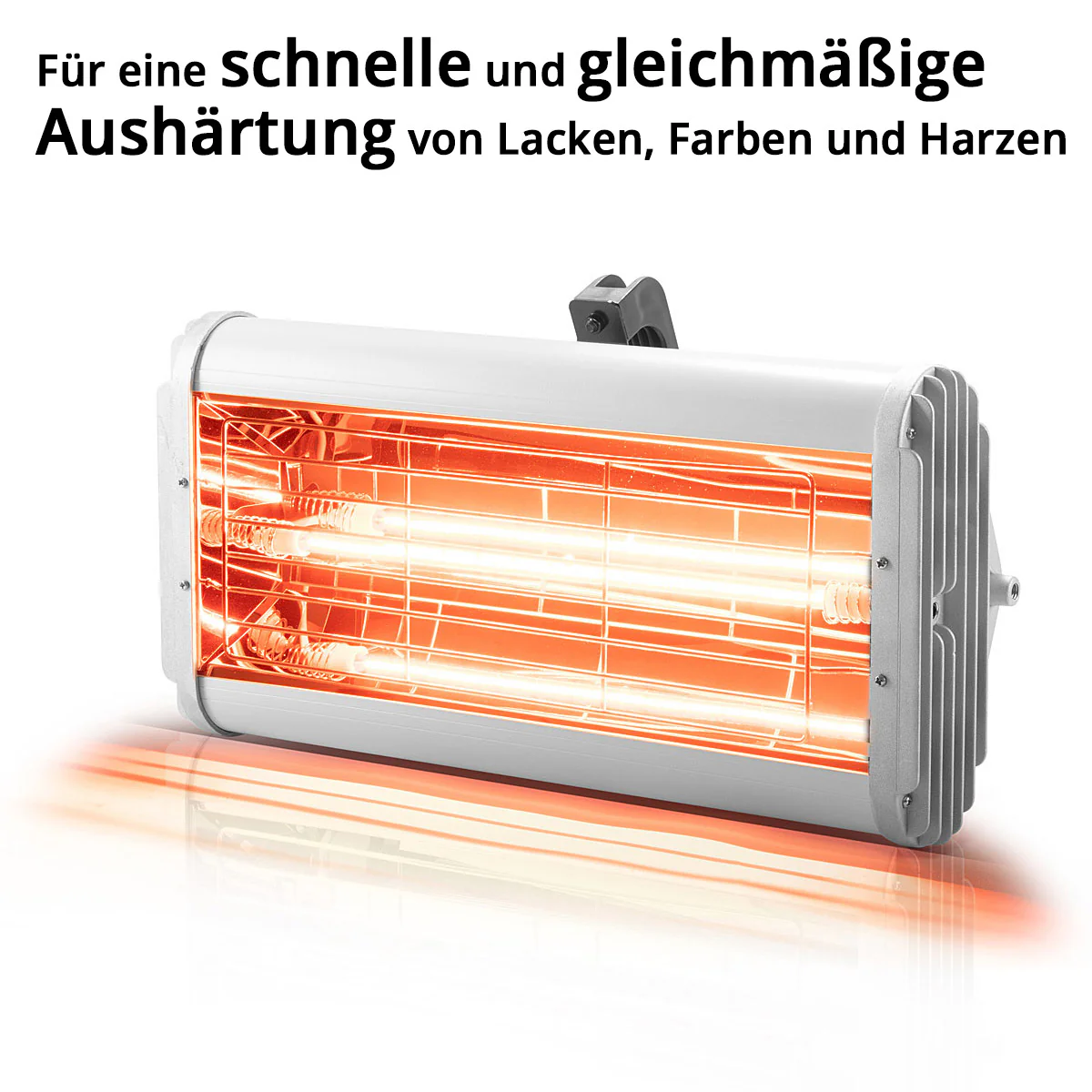 STAHLWERK Infrarot Lacktrockner MIL-1200 ST mit 1.200 Watt, leistungsstarker Infrarottrockner / IR Strahler / IR Trockner zum professionellen Trocknen von Autolack, Reparaturlack, Grundierungen uvm. - Image 3
