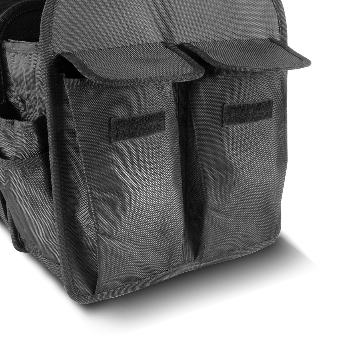 STAHLWERK Werkzeugtasche mit 11 Außentaschen und 2 großen Innenfächern mit jeweils 5 Innentaschen, robuste Montagetasche / Werkzeugkoffer / Werkzeugbeutel mit Tragegriff und Schultergurt aus strapazierfähigem Polyester-Gewebe - Image 10