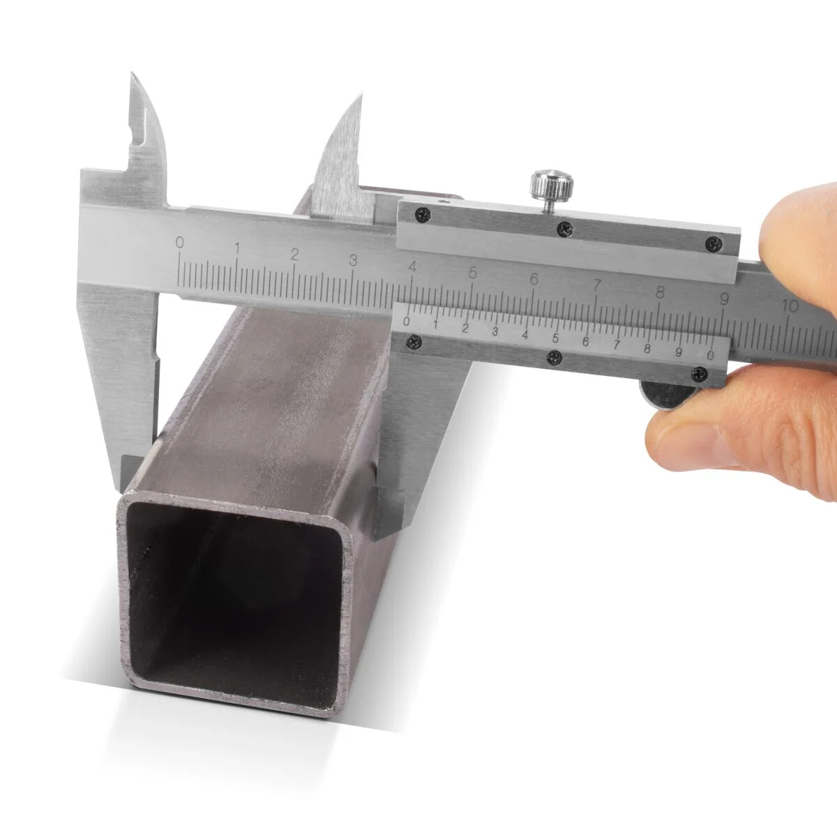 STAHLWERK Messschieber 0-150 mm DIN 862 Schieblehre / Messlehre aus gehärtetem Carbon-Stahl für Außen-, Innen- und Tiefenmaß - Image 9