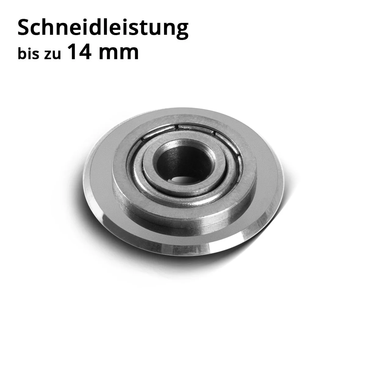 STAHLWERK Universal Fliesenschneidrad 22 x 6 x 6 mm mit 14 mm Schneidleistung für Fliesenschneider, Premium Schneidrad mit Kugellager zum präzisen Schneiden von Keramikfliesen - Image 2