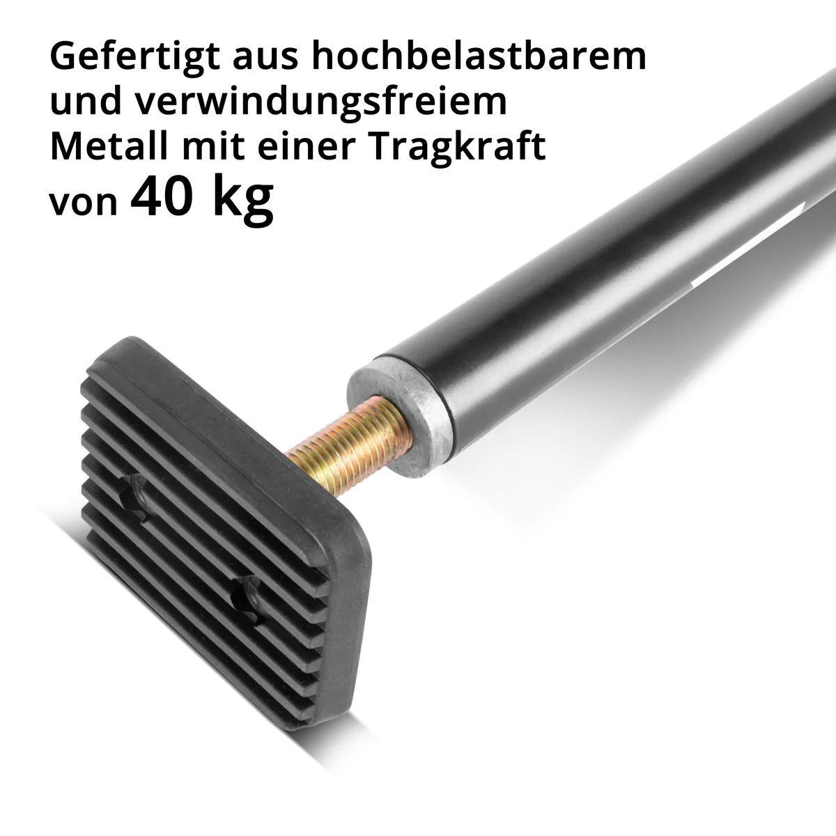 STAHLWERK Montagestütze / Baustütze MH-115 ST 66-115 cm, 40 kg Tragkraft, robuster Türspanner / Teleskopstütze / Spannstütze - Image 4