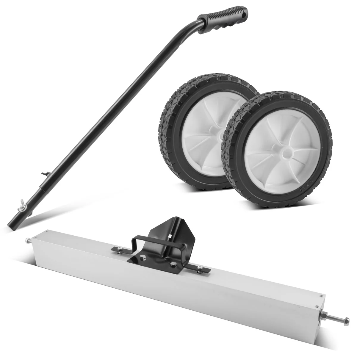 STAHLWERK Magnet-Bodenkehrer MBK-36 ST mit 914 mm Breite und 22,5 kg Fassungsvermögen, Magnetbesen / Spänesammler / Magnetische Kehrmaschine für Metallspäne, Schrauben, Nägel und andere magnetische Kleinteile - Image 3