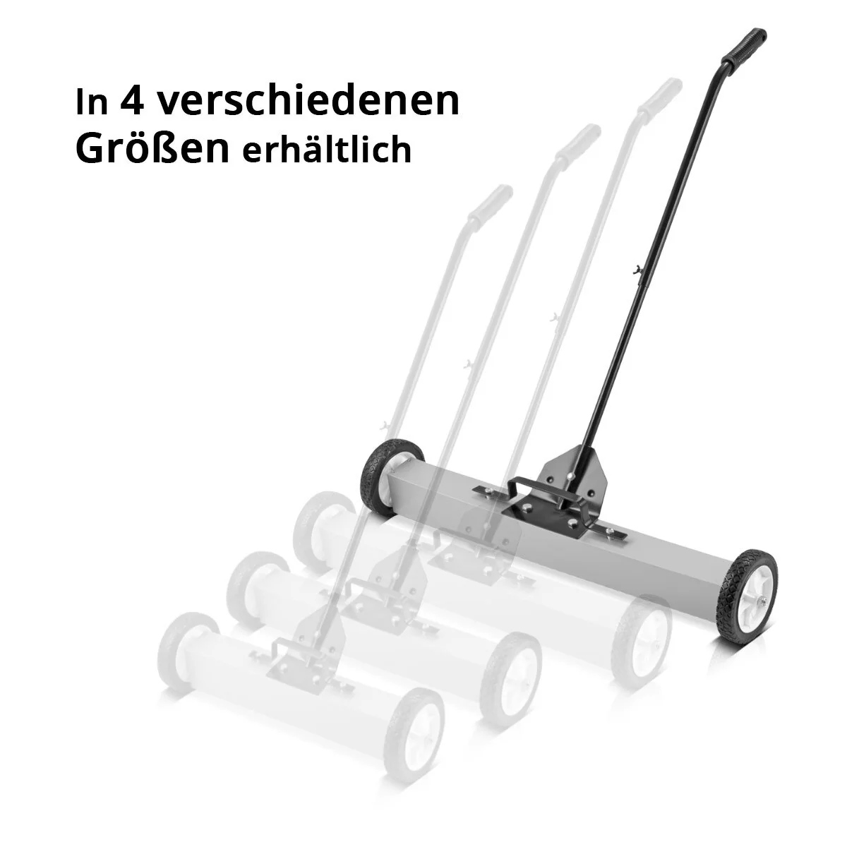 STAHLWERK Magnet-Bodenkehrer MBK-36 ST mit 914 mm Breite und 22,5 kg Fassungsvermögen, Magnetbesen / Spänesammler / Magnetische Kehrmaschine für Metallspäne, Schrauben, Nägel und andere magnetische Kleinteile - Image 6