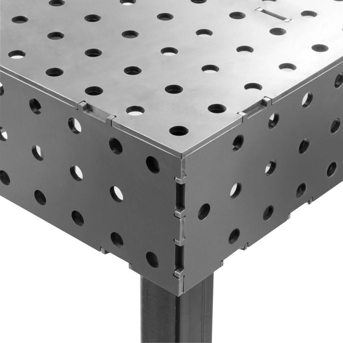 STAHLWERK 3D Schweißtisch WT-100 3D ST mit 1.000 kg Tragkraft, D16 Lochsystem und 6 mm Arbeitsplatte 100 x 80 cm, Montagetisch DIY-Bausatz zum Selbstschweißen aus Carbonstahl mit nivellierbaren Füßen - Image 9