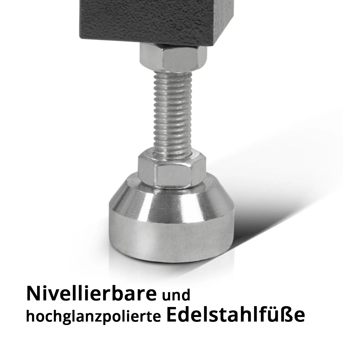 STAHLWERK Schweißtisch | Montagetisch mit 500 kg Tragkraft und 3 mm Arbeitsplatte 91,5 x 46 x 90 cm im D16 Lochsystem, DIY-Bausatz aus hochbelastbarem Carbonstahl mit nivellierbaren Edelstahlfüßen - Image 5