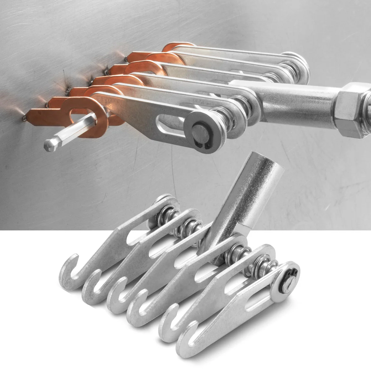 STAHLWERK Ausbeulkralle / Zugkralle / Dellenabzieher, Smart Repair Zubehör für Ausbeulspotter / Dellenlifter / Punktschweißgerät / Ausbeulwerkzeug zur professionellen Reparatur von Kfz Karosserien - Image 4