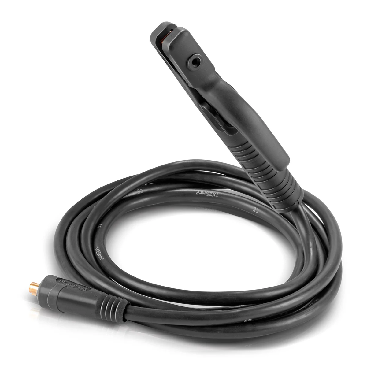 STAHLWERK MMA | ARC Elektrodenhalter bis 200 A Schweißzange | Elektrodenzange | Elektrodenklemme für Schweißgeräte inklusive 3 m Schweißkabel mit 25 mm² und 9 mm Stecker - Image 3