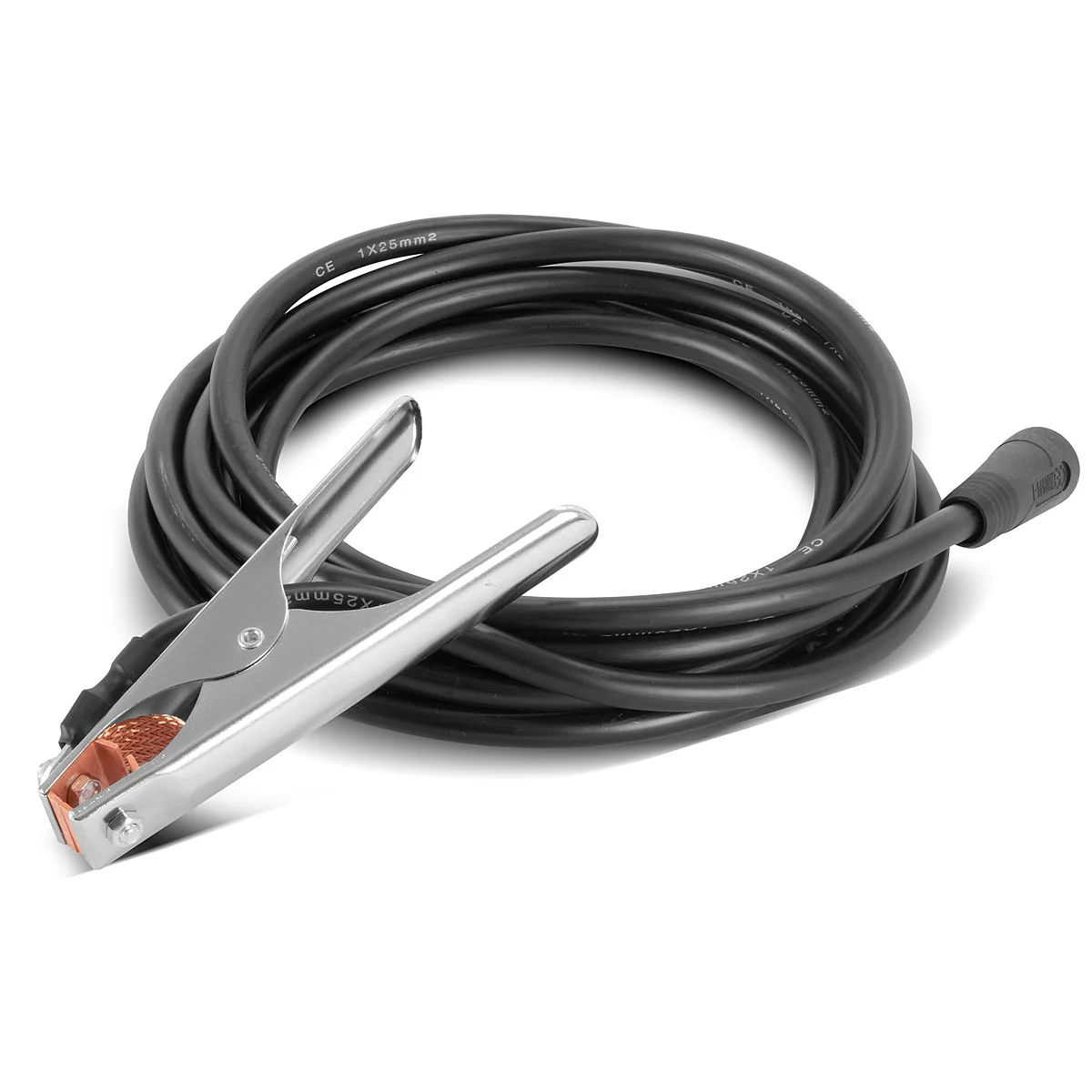 STAHLWERK Massezange bis 300 A Masseklemme | Erdungsklemme inklusive 3 m Schweißkabel | Massekabel mit 25 mm² und 9 mm Stecker - Image 4