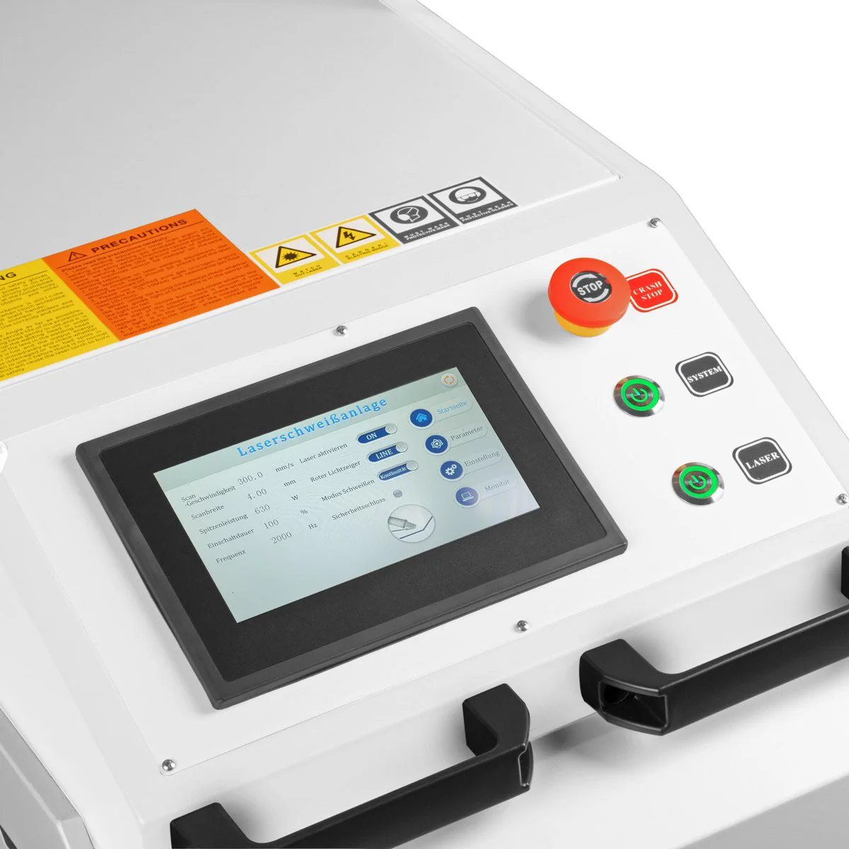 STAHLWERK 3-in-1 Laser-Schweissgerät WCD-1500 Laser Pro mit 1500 Watt, professionelle Handlaser-Schweißanlage zum präzisen Schweißen, Schneiden und Entrosten - Image 4
