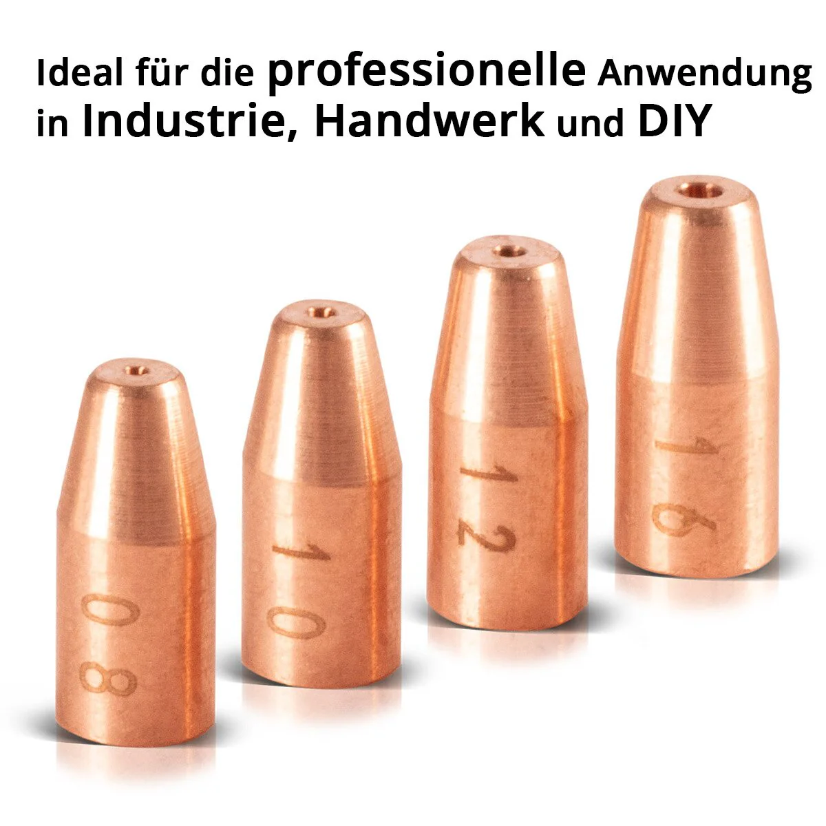 STAHLWERK Drahtführungsdüsen 4er Set 0,8/1,0/1,2/1,6 mm Führungsdüsen für Laser-Schweißbrenner | Laser-Schweißgeräte - Image 6
