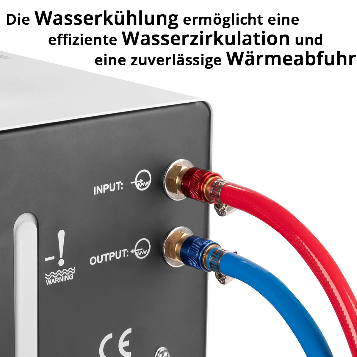 STAHLWERK Wassergekühlter MIG MAG Schweißbrenner AK501D | MB501D bis 500 A mit 3 m Schutzgas-Schlauchpaket und Eurozentralanschluss inklusive Wasserkühler mit 370 W und 6 L Tank - Image 7