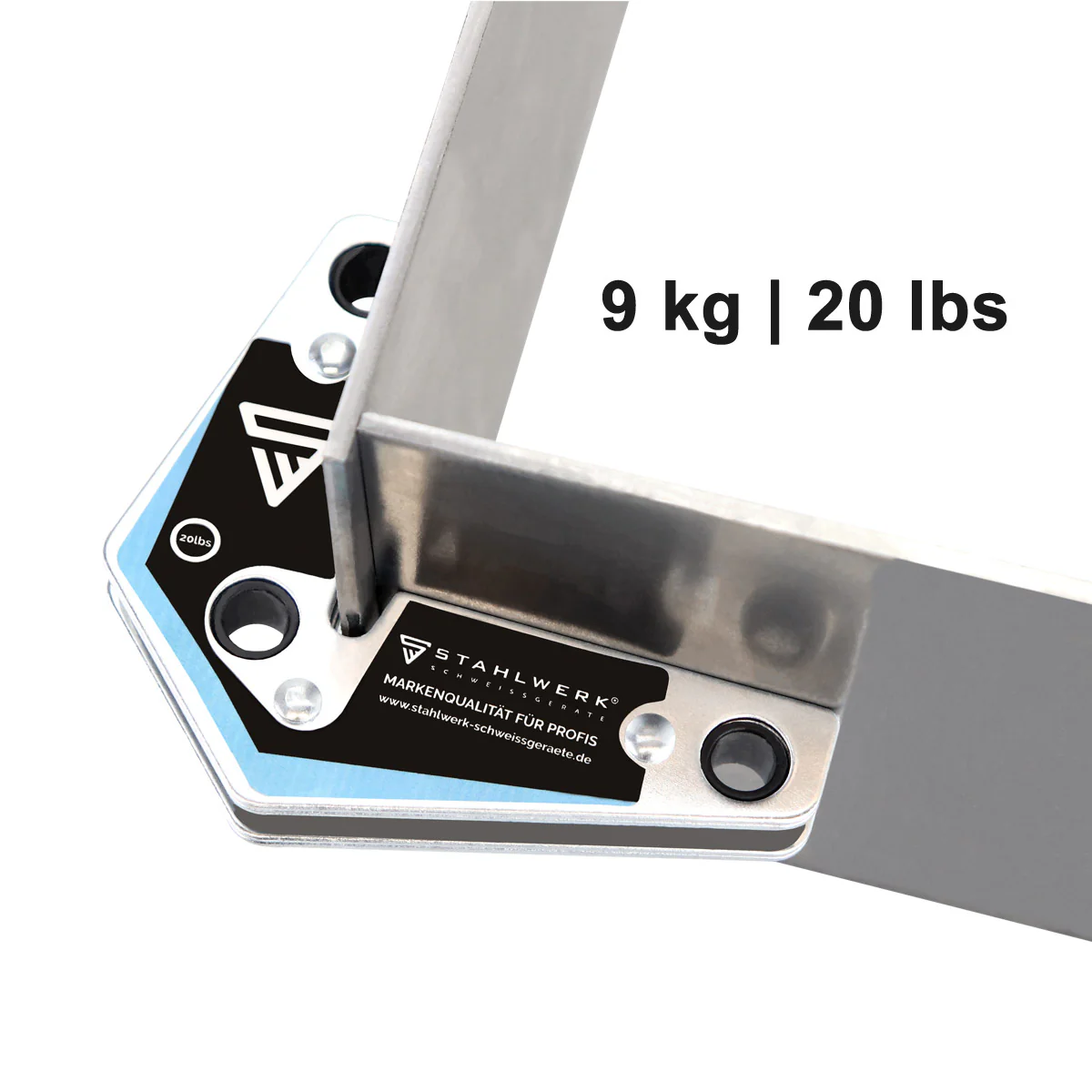 STAHLWERK 4 × Magnetwinkel Schweißwinkel 9 kg / 20 lbs - Image 5
