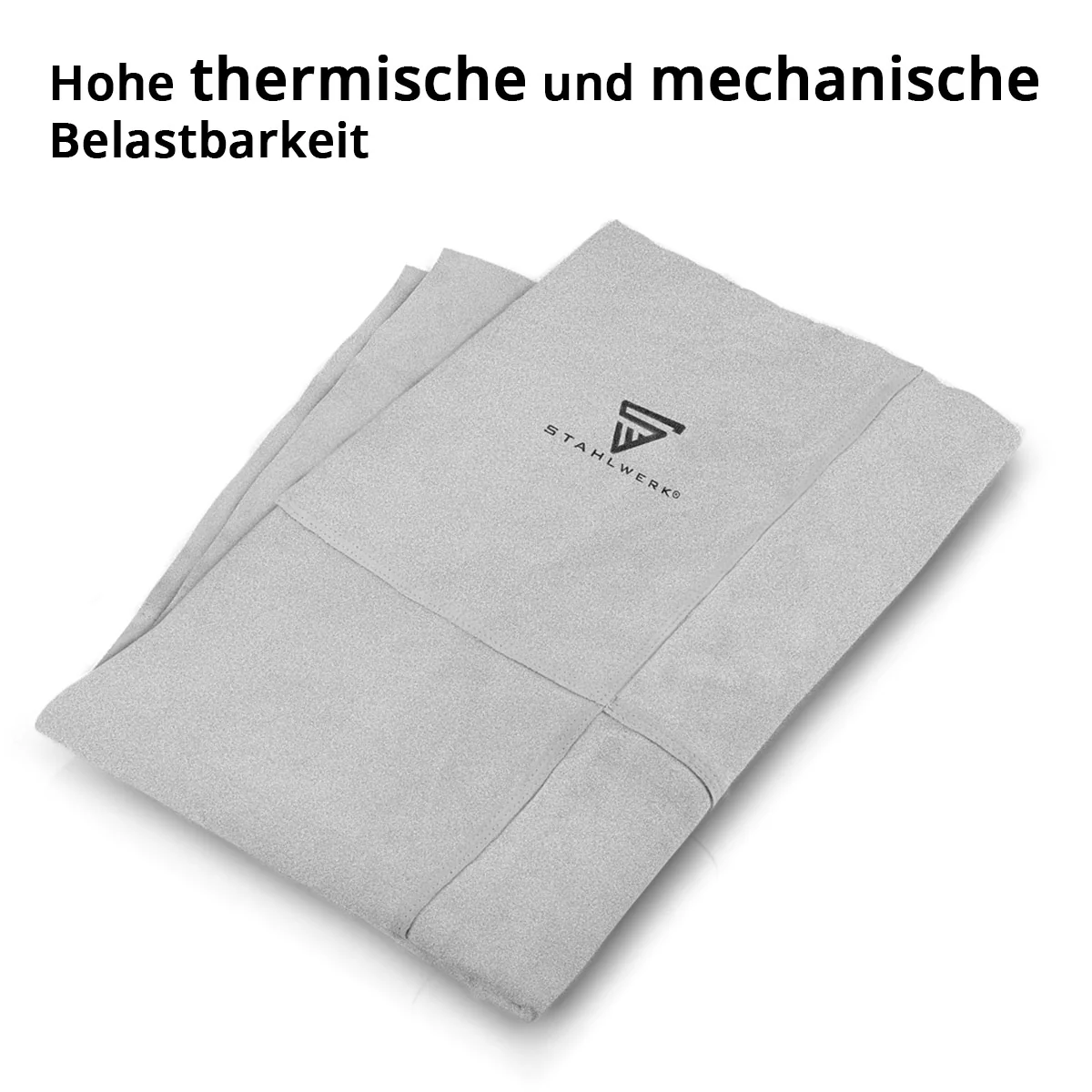 STAHLWERK Schweißerschutzdecke / Schweißerdecke / Spritzschutzdecke / Schweißermatte aus Echtleder 140 x 200 cm - Image 5