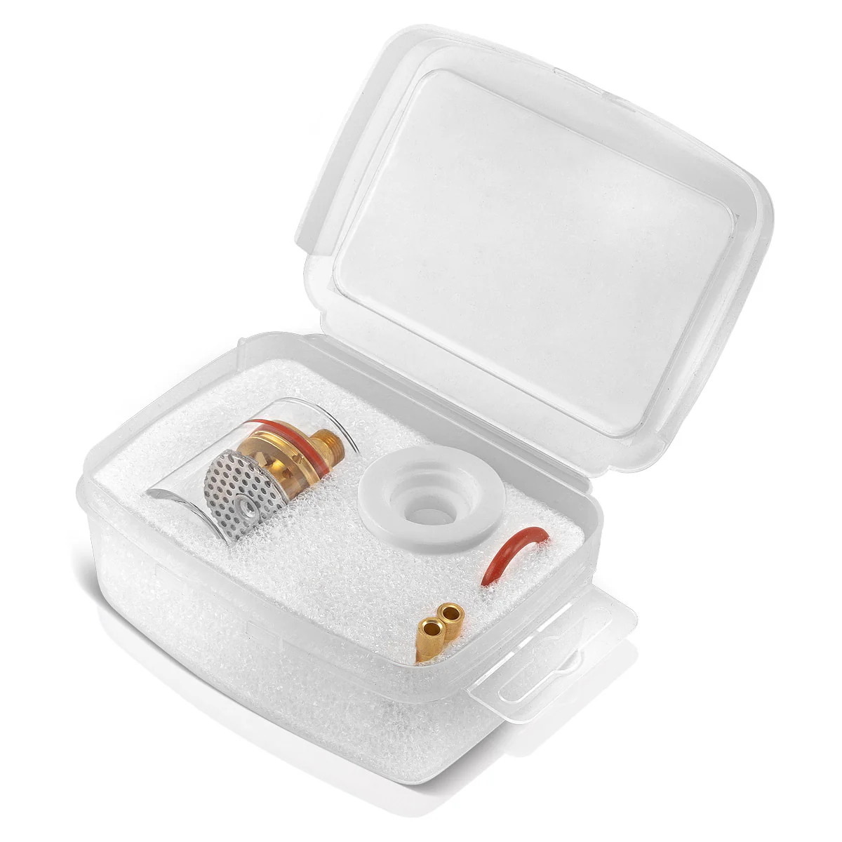 STAHLWERK WIG Gaslinsen Schweißzubehör Set 7-teilig, mit Spannhülsen + Keramikdüsen, Verschleißteile für WP-26 WIG-Schweißbrenner - Image 5