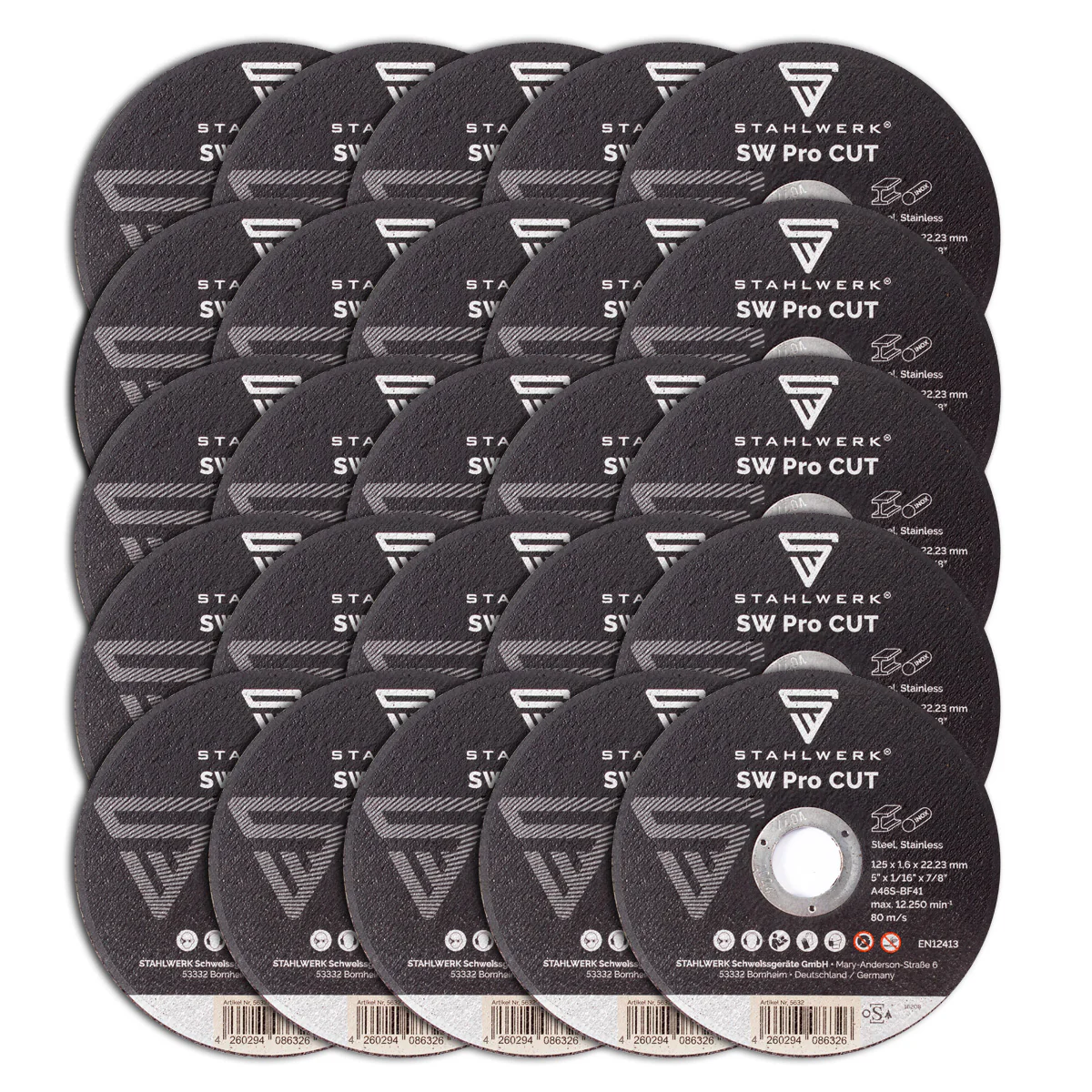 STAHLWERK Trennscheibe SW Pro Cut Ø 125, 25er Set - Image 3
