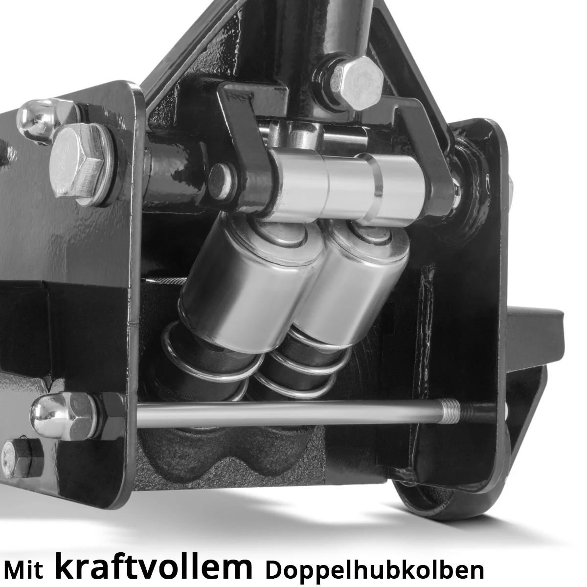 STAHLWERK Hydraulischer Wagenheber WHF-30 ST mit 3 t Tragkraft und Doppelhubkolben, Hubbereich 75-510 mm extra flacher Rangierwagenheber | Autoheber für Kfz Reifenwechsel - Image 2
