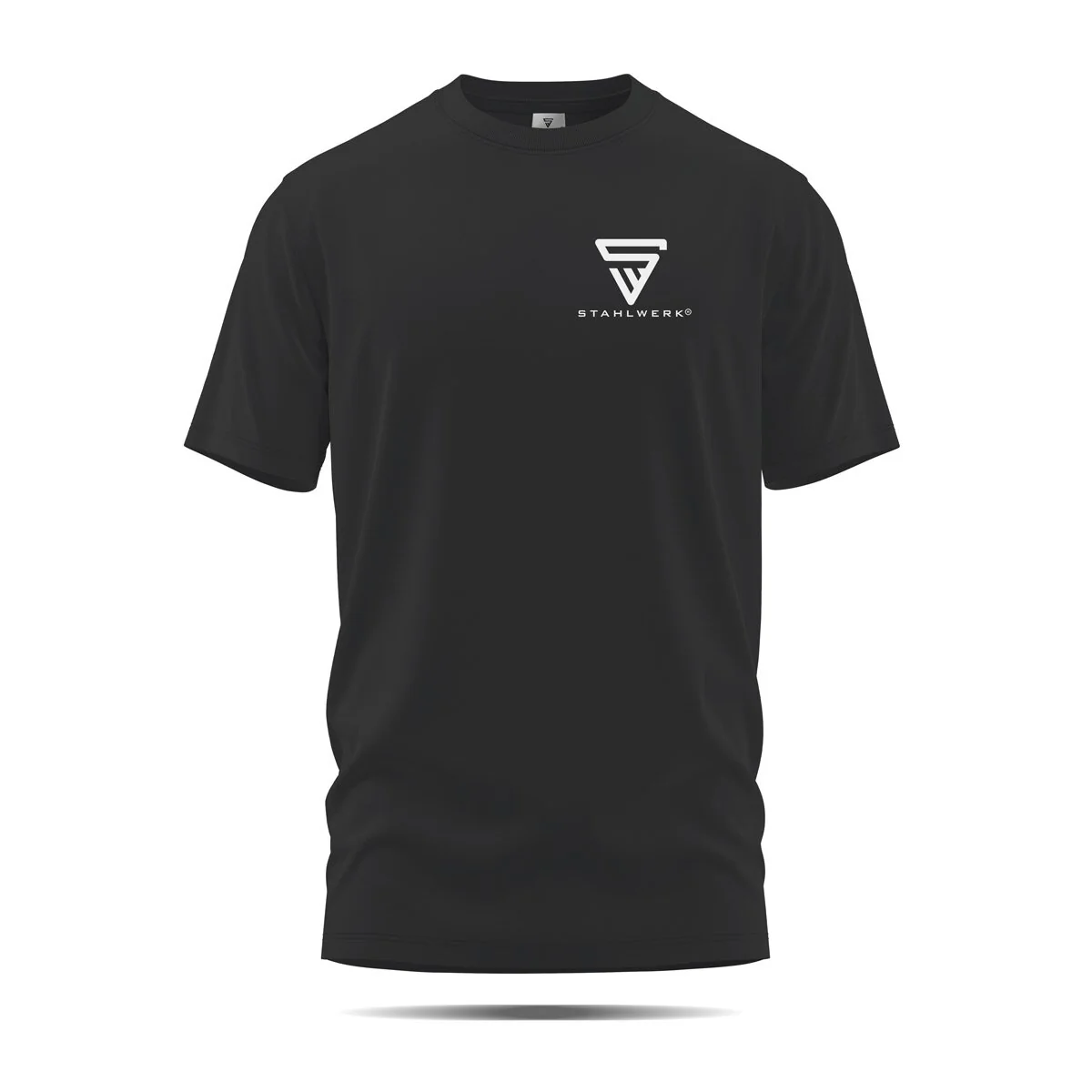 STAHLWERK T-Shirt Größe S Kurzarm-Hemd mit Logo-Print aus 100% Baumwolle - Image 3