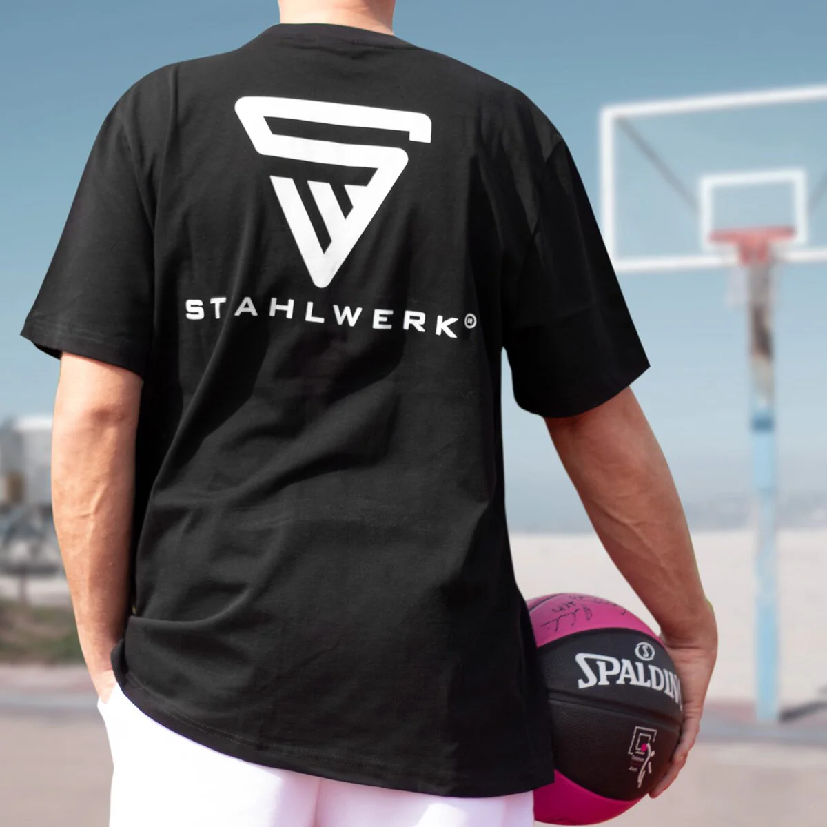 STAHLWERK T-Shirt Größe XL Kurzarm-Hemd mit Logo-Print aus 100% Baumwolle - Image 9