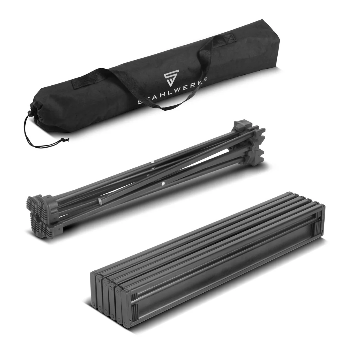 STAHLWERK Aluminium-Falttisch 40 x 34,5 x 30 cm Klapptisch | Campingtisch | Aluminiumtisch | Gartentisch | Campingmöbel | Picknicktisch - Image 9