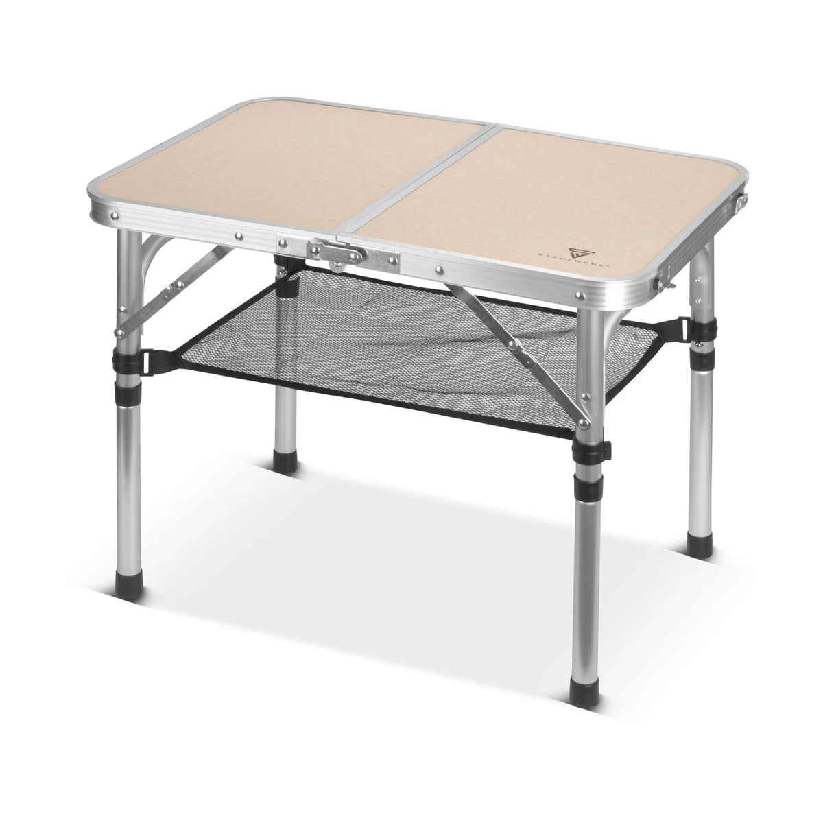 STAHLWERK Aluminium-Klapptisch 60 x 40 x 48 cm Campingtisch | Aluminiumtisch | Gartentisch | Campingmöbel | Falttisch | Picknicktisch - Image 3