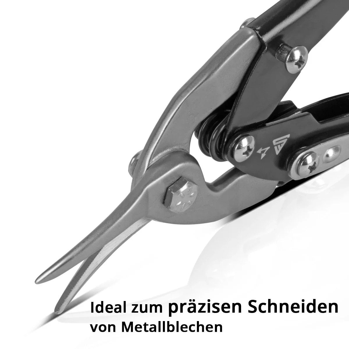 STAHLWERK Blechschere linker Schnitt Profi-Metallschere | Blechschneider | Metallschneider zum professionellen Schneiden von Metallblechen - Image 5