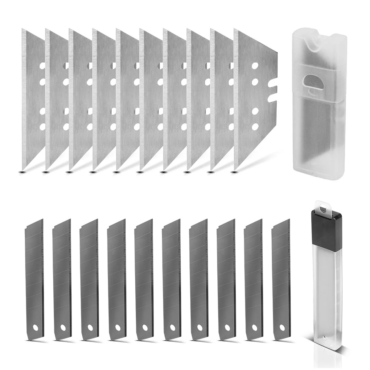 STAHLWERK Cuttermesser 4er Set mit Ersatzklingen Profi Cutter | Teppichmesser | Sicherheitsmesser | Paketmesser | Kartonmesser - Image 10