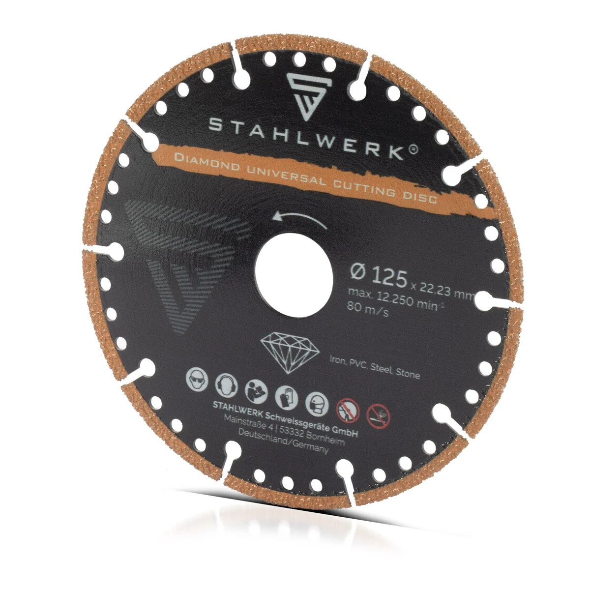 STAHLWERK Diamant-Trennscheiben 3er Set Sägeblatt für verschiedene Materialien | 125 x 22,23 mm - Image 7
