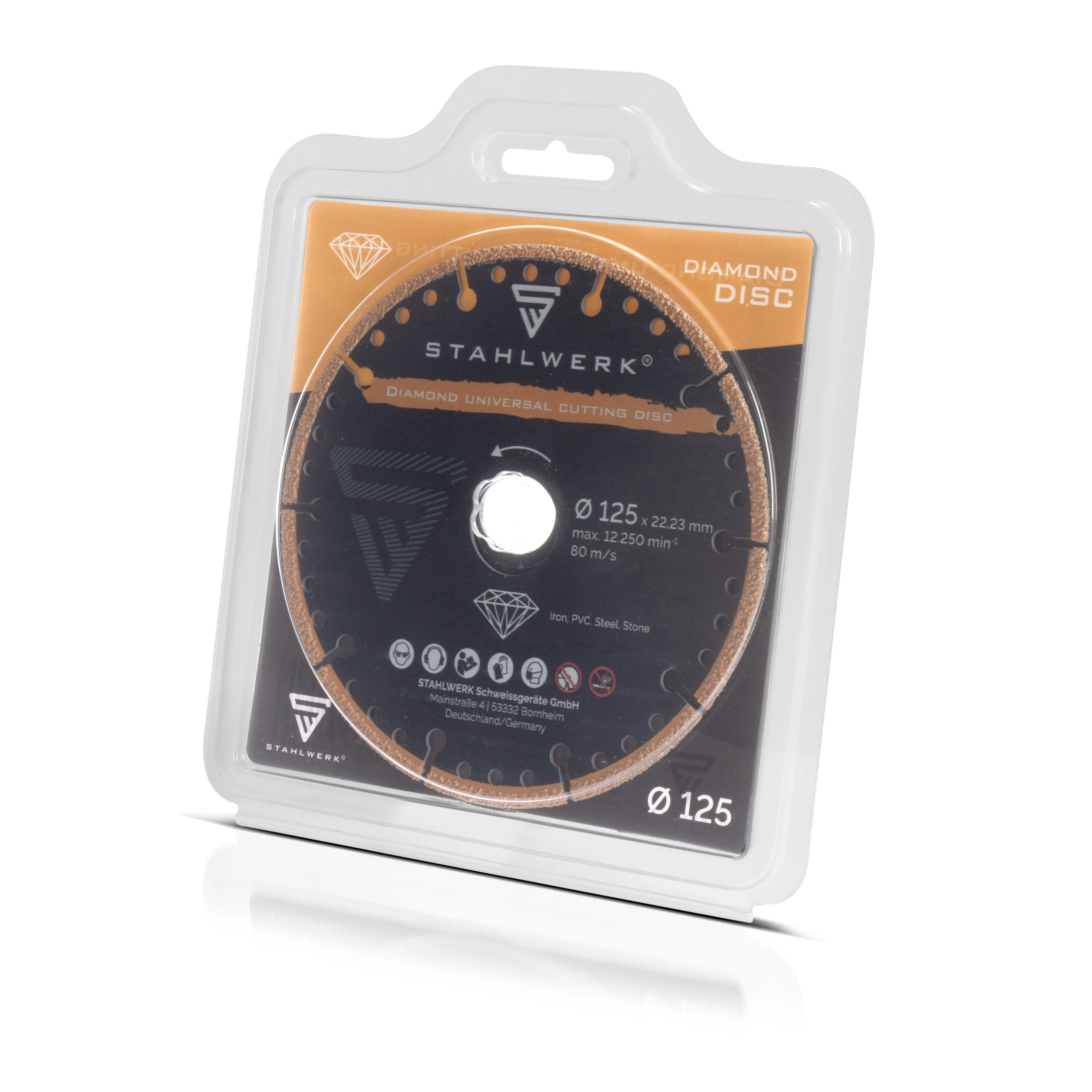 STAHLWERK Diamant Universal Trennscheibe 125 x 22,23 mm | Eisen, PVC, Stahl, Stein | Hohe Schnittpräzision & lange Lebensdauer - Image 3