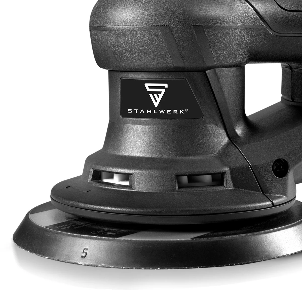 STAHLWERK ES-150 ST Kompakter Brushless Exzenterschleifer / Handschleifer mit 350 Watt nur 1,3 kg - Image 4