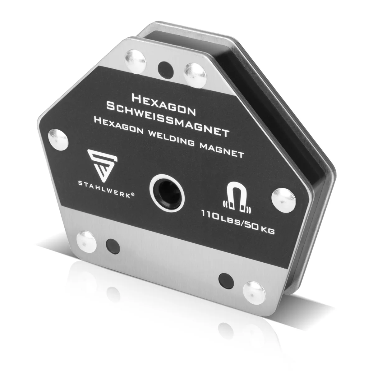 STAHLWERK Hexagon Schweißmagnet | Leistungsstarker Magnet für vielseitige Anwendungen mit 50 kg Haftkraft - Image 2