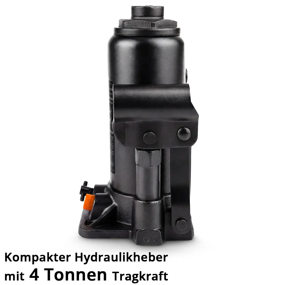 STAHLWERK Hydraulikheber GW0404 mit 4 t Tragkraft | Hubbereich 180 - 350 mm | Kompakter Stempelwagenheber | Hydraulik-Wagenheber | Stabiler Flaschenwagenheber für Maschinen, Nutzfahrzeuge und Pkw - Image 5