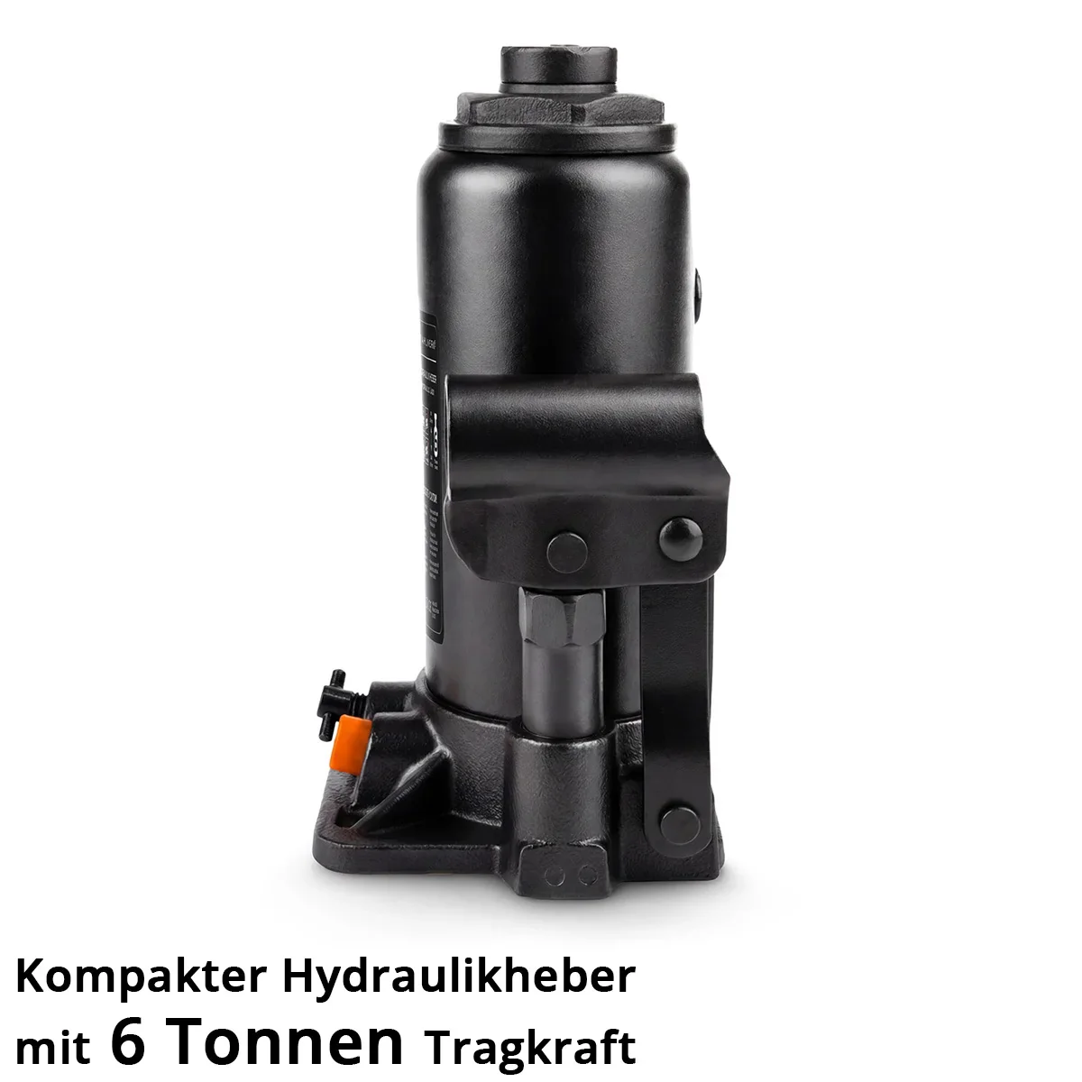 STAHLWERK Hydraulikheber GW0604 mit 6 t Tragkraft | Hubbereich 200 - 405 mm | Kompakter Stempelwagenheber | Hydraulik-Wagenheber | Stabiler Flaschenwagenheber für Maschinen, Nutzfahrzeuge und Pkw - Image 5