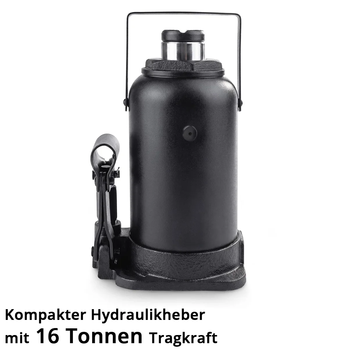 STAHLWERK Hydraulikheber GW1604 mit 16 t Tragkraft | Hubbereich 225 - 445 mm | Kompakter Stempelwagenheber | Hydraulik-Wagenheber | Stabiler Flaschenwagenheber für Maschinen, Nutzfahrzeuge und Pkw - Image 5