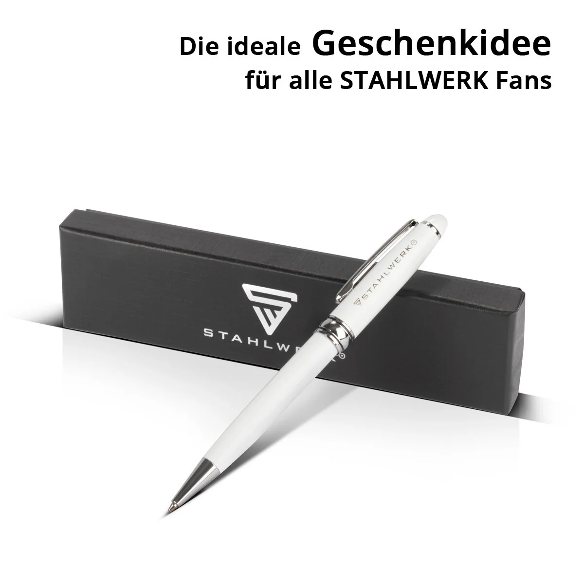 STAHLWERK Kugelschreiber mit Gravur Premium-Kugelschreiber | Stift | Kuli | Schreibgerät mit Halte-Clip und edler Geschenkverpackung - Image 2