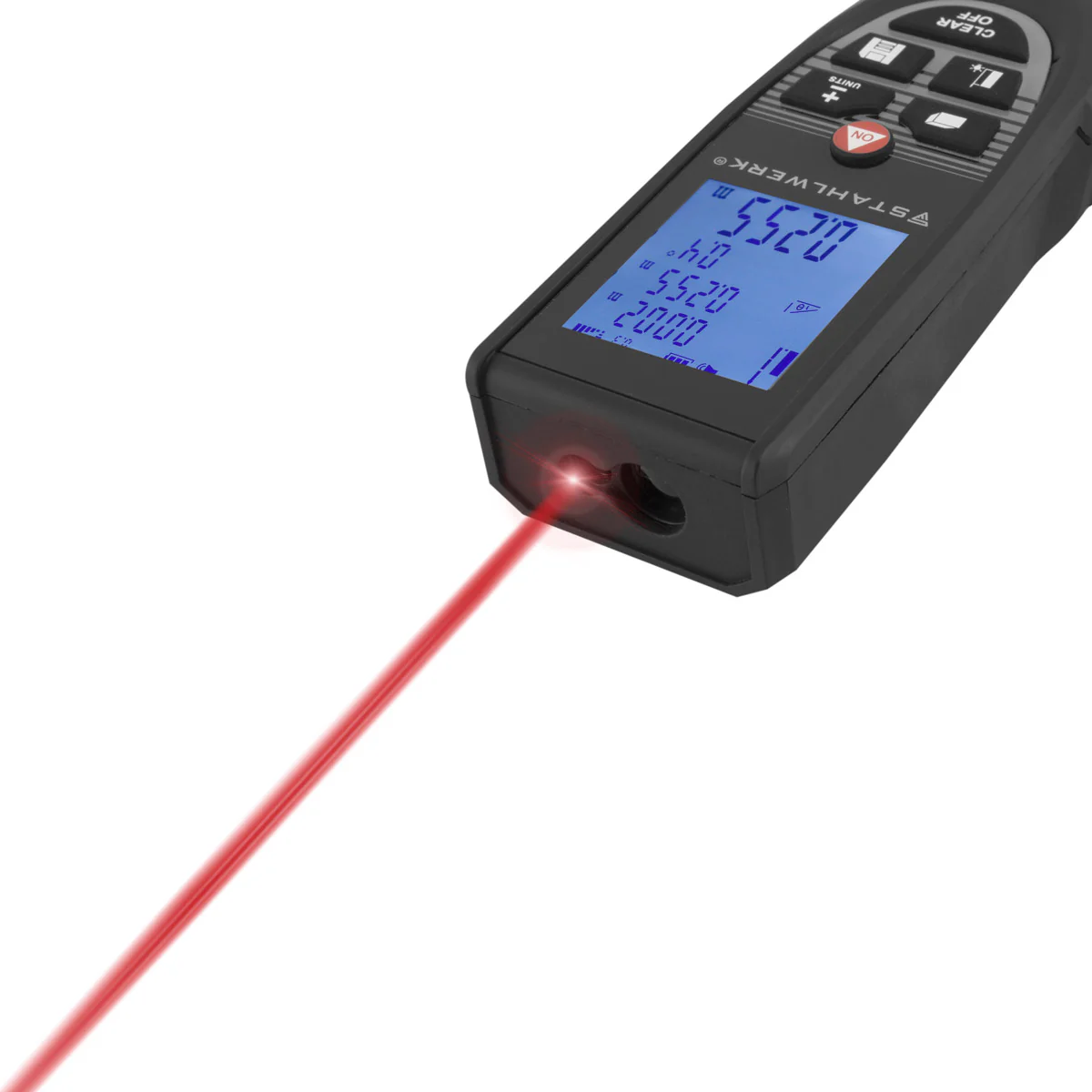 STAHLWERK Laser Entfernungsmesser LE-60 ST bis 60 m Distanzmesser mit beleuchtetem LCD Digital Display, Distanz- und Entfernungsmessgerät zum präzisen Messen von Entfernungen und Rauminhalten auf Baustellen oder in Innenräumen - Image 15