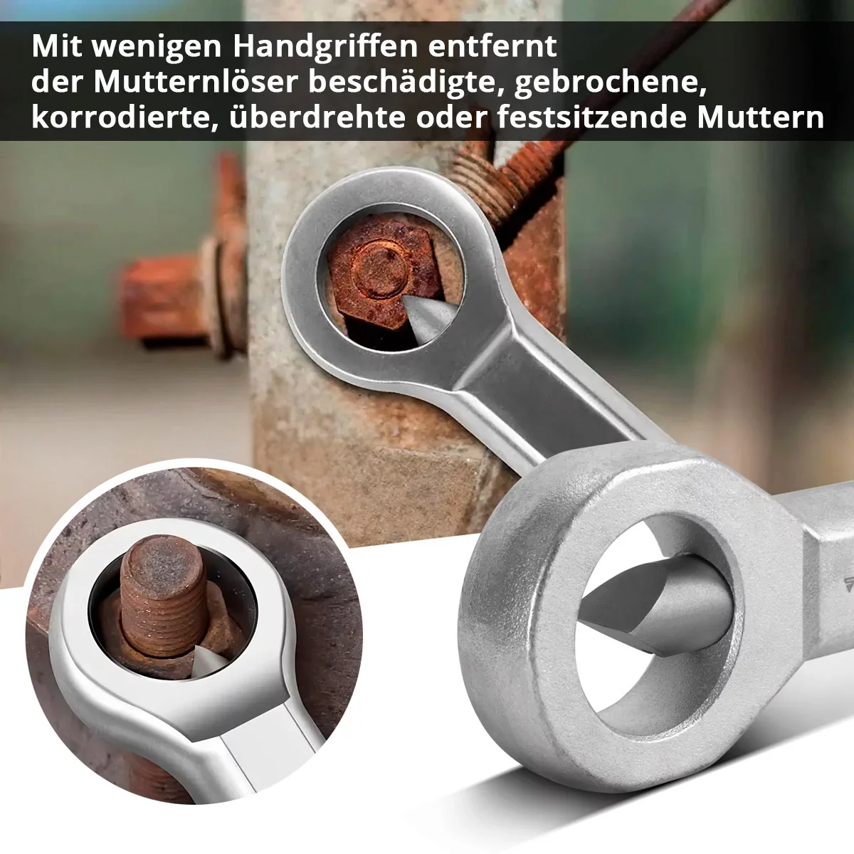 STAHLWERK Mutternsprenger Set 9-36 mm 4-teiliger Mutternsprenger Satz | Mutternlöser | Mutternöffner | Mutternspalter | Werkzeug zum Lösen festsitzender Muttern - Image 4