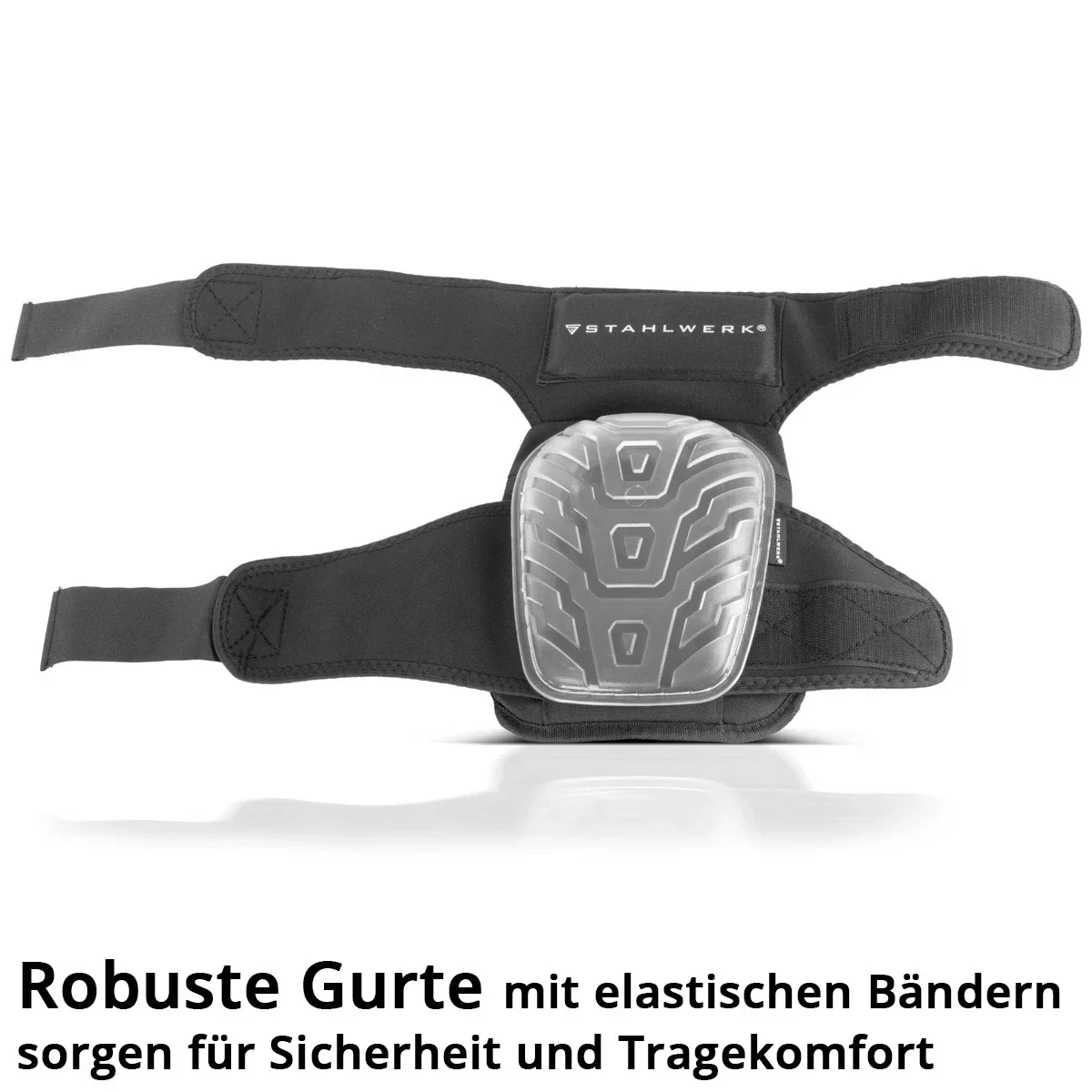 STAHLWERK Profi Knieschoner | Knieschützer | Kniepolster formstabil, hochbelastbar und abriebfest mit hohem Tragekomfort - Image 4