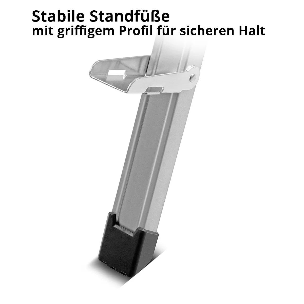 STAHLWERK Sägebock SB-757 ST im 2er Set pulverbeschichteter Metall-Arbeitsbock | Universal-Klappbock | Gerüstbock mit einer maximalen Tragkraft von 500 kg und seitlicher Halterung - Image 8