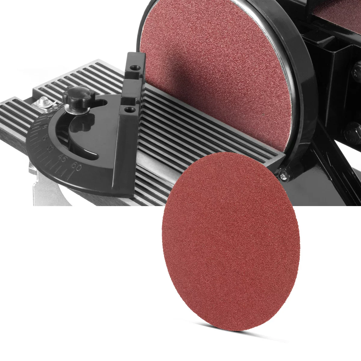 STAHLWERK Schleifscheiben 10er Set 150 mm mit K100 Körnung Schleifpads | Schleifmittel | Zubehör für Tellerschleifer und Schleifgeräte - Image 4